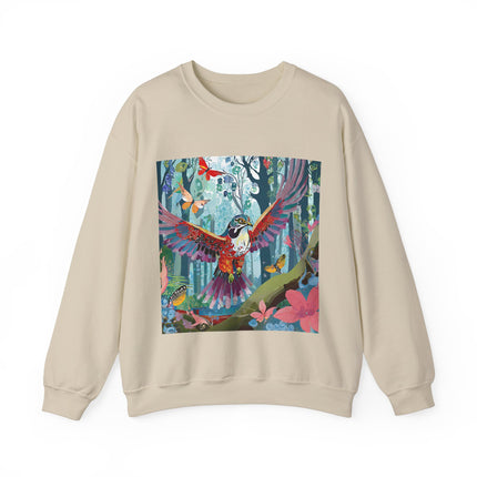 Colorful Raptor Unisex Heavy Blend™ Crewneck Sweatshirt
