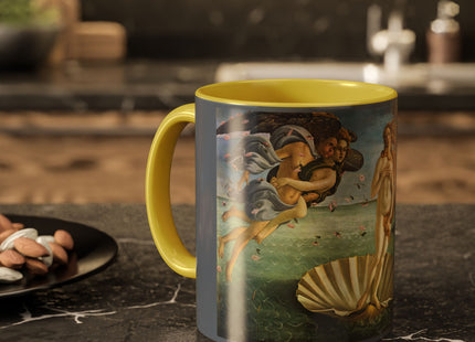 Birth of Venus by Sandro Botticelli Colorful Mugs (11oz, 15oz)