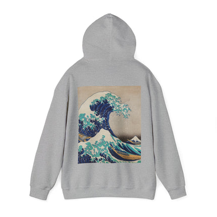 The Great Wave off Kanagawa by Katsushika Hokusai Heavy Blend™ Hooded Sweatshirt