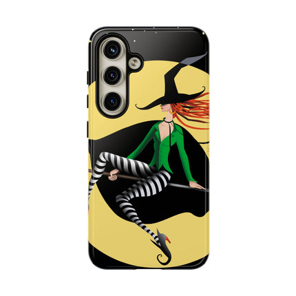 A Witch’s Moonlit Flight Phone Cases