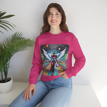 Samurai Robot Angels Unisex Heavy Blend™ Crewneck Sweatshirt