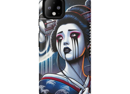 Geisha’s Black Ink Tears Phone Cases