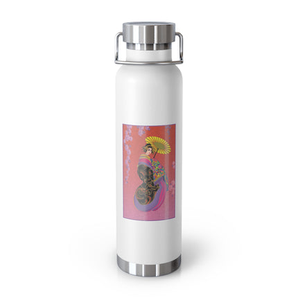 Enchanting Geisha Copper Vacuum Insulated Bottle, 22oz