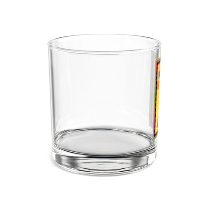 Elegant Holiday Woman with Gifts Rocks Glass, 10oz