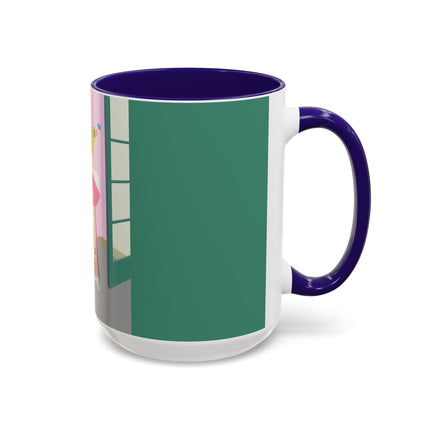 The Yellow Hat Colorful Mugs – 1920s Vogue Whimsy & Playful Elegance