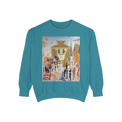 The Cathedrals of Wall Street Unisex Garment-Dyed Sweatshirt