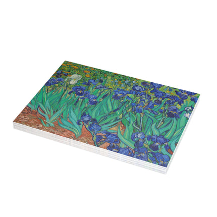 Irises by Vincent Van Gogh Postcards (envelopes included) - Bundles of 10, 30, 50 Pieces