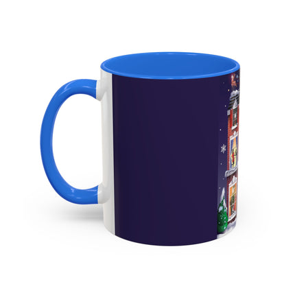 A Christmas Eve Celebration Colorful Mugs (11oz, 15oz)