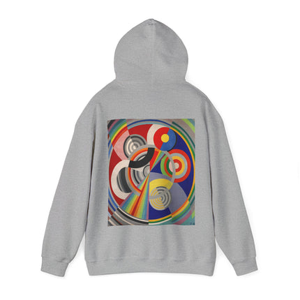 Rythme No. 1 by Robert Delaunay Heavy Blend™ Hooded Sweatshirt