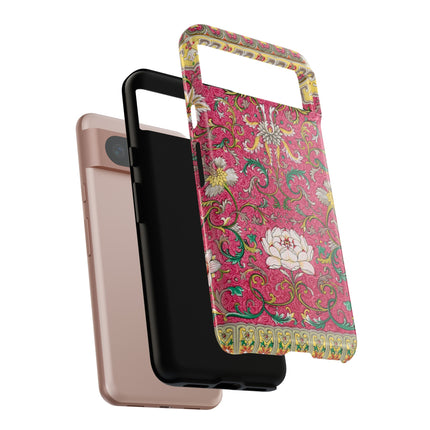 Pink Floral Pattern by Owen Jones Phone Cases