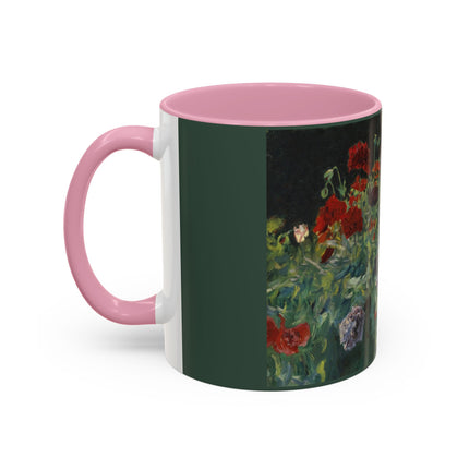 A Study of Poppies for Carnation, Lily, Lily, Rose by John Singer Sargent Colorful Mugs (11oz, 15oz)