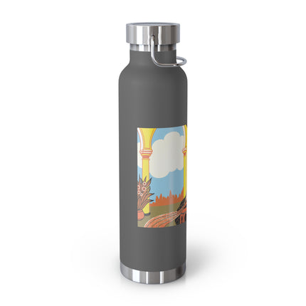 Glimpses of Opulence by Ezio Anichini Copper Vacuum Insulated Bottle, 22oz