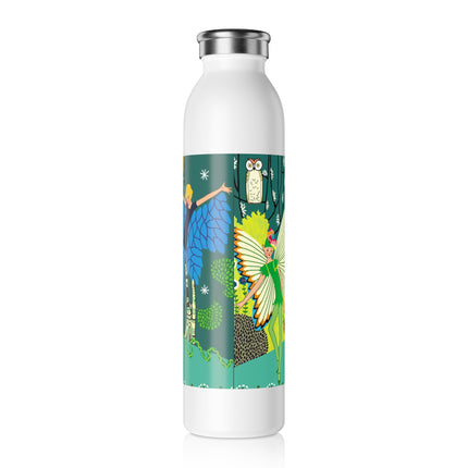 Enchanting Fairies of A Midsummer Night's Dream Slim Water Bottle
