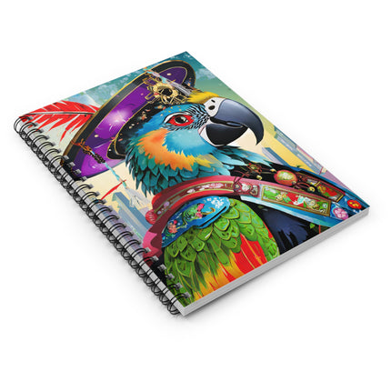Tech Plumes Spiral Notebook - Ruled Line