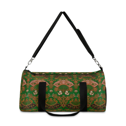 Japanese Fan Pattern IV by G.A. Audsley Duffle Bag