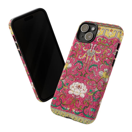 Pink Floral Pattern by Owen Jones Phone Cases