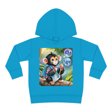 Bubble Magic in the Jungle Toddler Pullover Fleece Hoodie