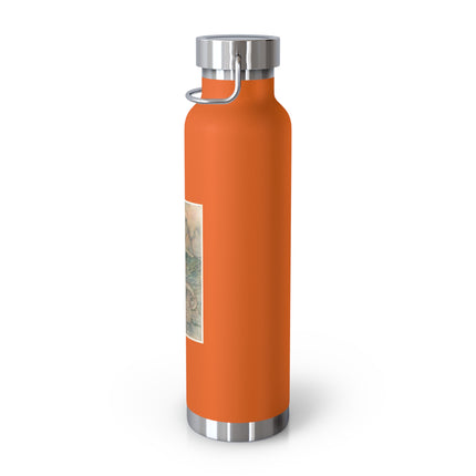 Rita Rides on the Dolphin by Warwick Goble Copper Vacuum Insulated Bottle, 22oz