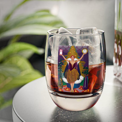 Countdown to Christmas Elegance Whiskey Glass