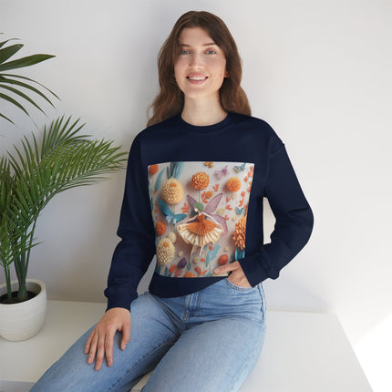 Dahlia Fairy Unisex Heavy Blend™ Crewneck Sweatshirt