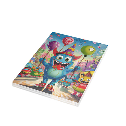 Monster Parade Madness Postcards (envelopes included) - Bundles of 10, 30, 50 Pieces
