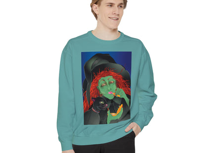 Mirror, Mirror A Witch's Touch Unisex Garment-Dyed Sweatshirt