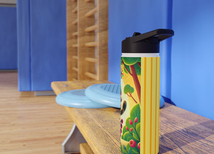 Firefly Dance on Wheels Stainless Steel Water Bottle, Standard Lid