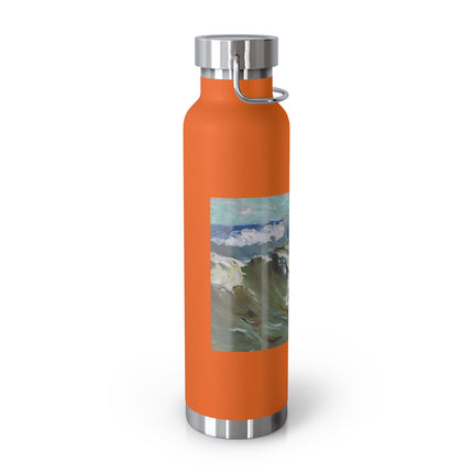 The Wave by Karl Hagemeister Copper Vacuum Insulated Bottle, 22oz