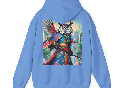 Cyberpunk Samurai Owl – Heavy Blend™ Hooded Sweatshirt