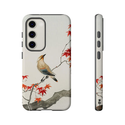 Japanese Bird on Maple by Ohara Koson Phone Cases