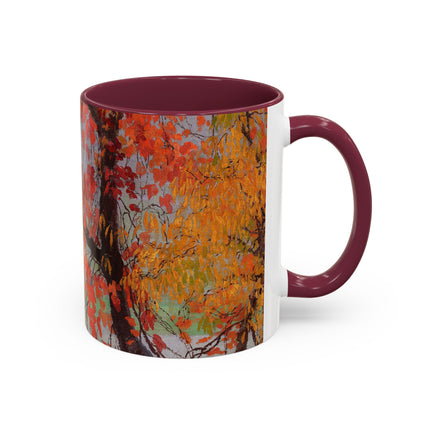 Autumn leaves by Edward Okuń Colorful Mugs (11oz, 15oz)