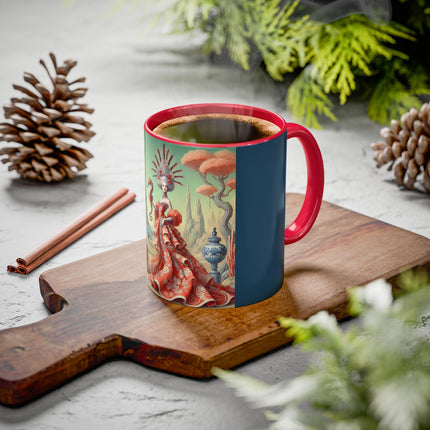 The Seahorse Court Colorful Mugs (11oz, 15oz)