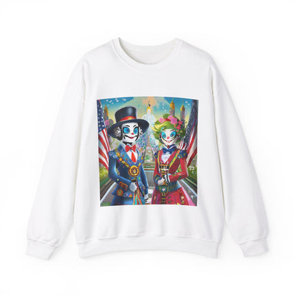 Cyber Punk Warrior Robots Unisex Heavy Blend™ Crewneck Sweatshirt