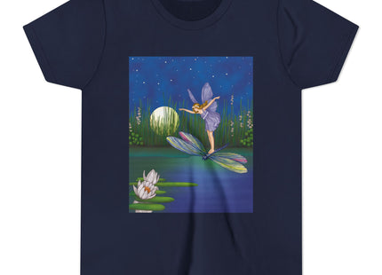Fairy on a Dragonfly by Ida Rentoul Outhwaite Youth Short Sleeve Tee