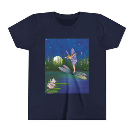 Fairy on a Dragonfly by Ida Rentoul Outhwaite Youth Short Sleeve Tee