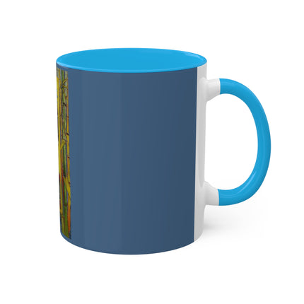 Courtesan (after Eisen) by Vincent Van Gogh Colorful Mugs, 11oz