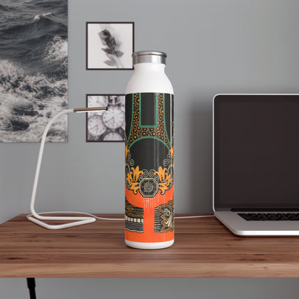 La décoration moderne dans le textile Pl. 6 by Gaston Charlet Slim Water Bottle