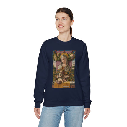 Madonna and Child by Carlo Crivelli Heavy Blend™ Crewneck Sweatshirt