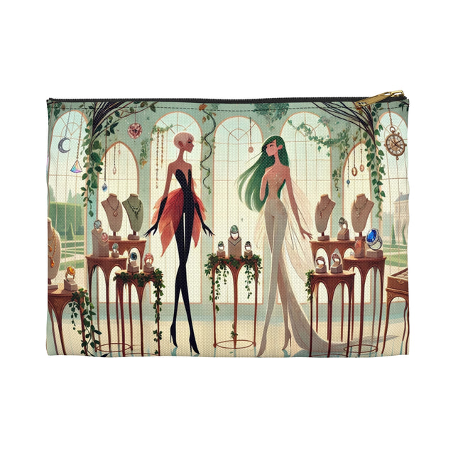 The Fairy Treasures Flat Pouch – Enchanted Jewelry & Whimsical Wonder