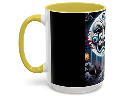 Geisha’s Black Ink Tears Colorful Mugs (11oz, 15oz)