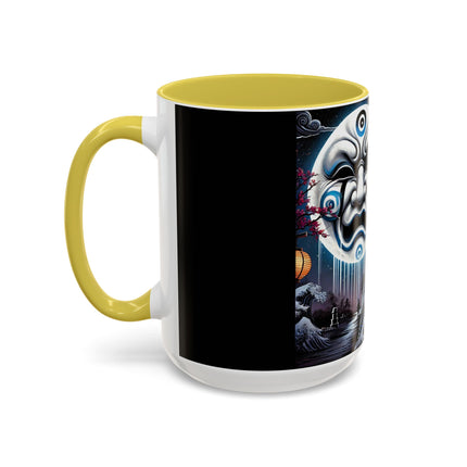 Geisha’s Black Ink Tears Colorful Mugs (11oz, 15oz)