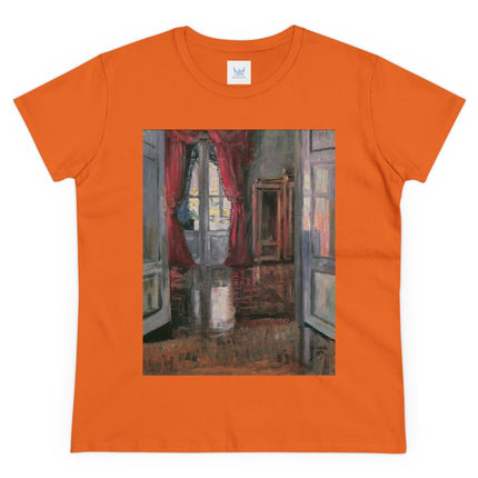 View into an Apartment by Egon Schiele Women's Midweight Cotton Tee