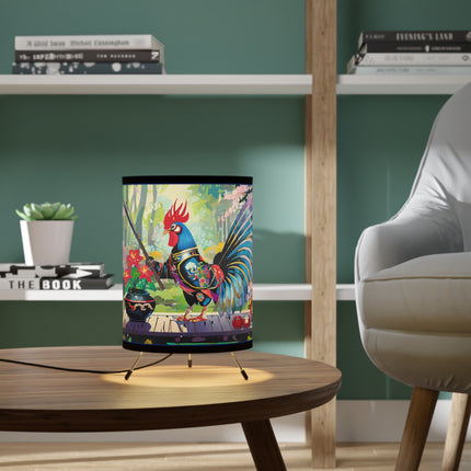 Cyberpunk Rooster Tripod Lamp