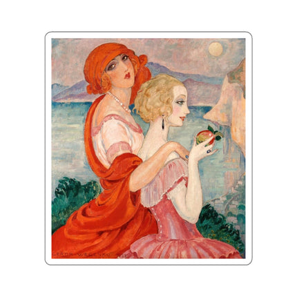 Sur la Route d'Anacapri by Gerda Wegener Kiss-Cut Stickers (4 Sizes)