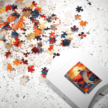 Falcon's Sunset Masterpiece Puzzle (110, 252, 520, 1014-piece)