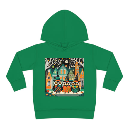 Night of the Trick-or-Treating Owlets Toddler Pullover Fleece Hoodie