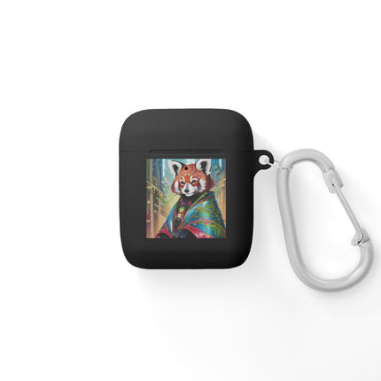 Cybernetic Red Panda AirPods Case Cover