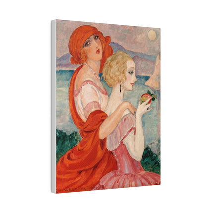 Sur la Route d’Anacapri – Art Deco Mediterranean Landscape by Gerda Wegener