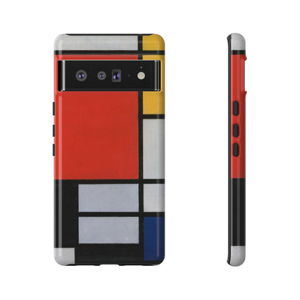 Composition with Red, Yellow, Blue, and Black by Piet Mondrian Phone Cases