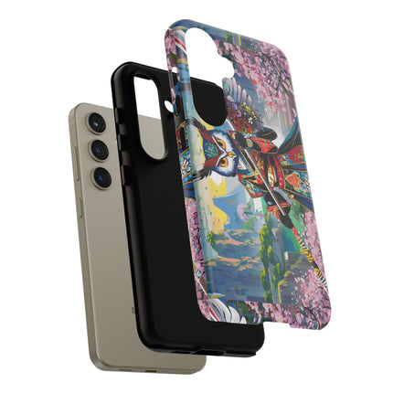 Cyberpunk Samurai Owl Phone Cases